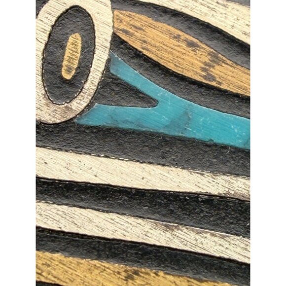 Vintage Taxco Fish Brooch Toño Sterling Silver Mixed Metal Turquoise  READ - Picture 3 of 9